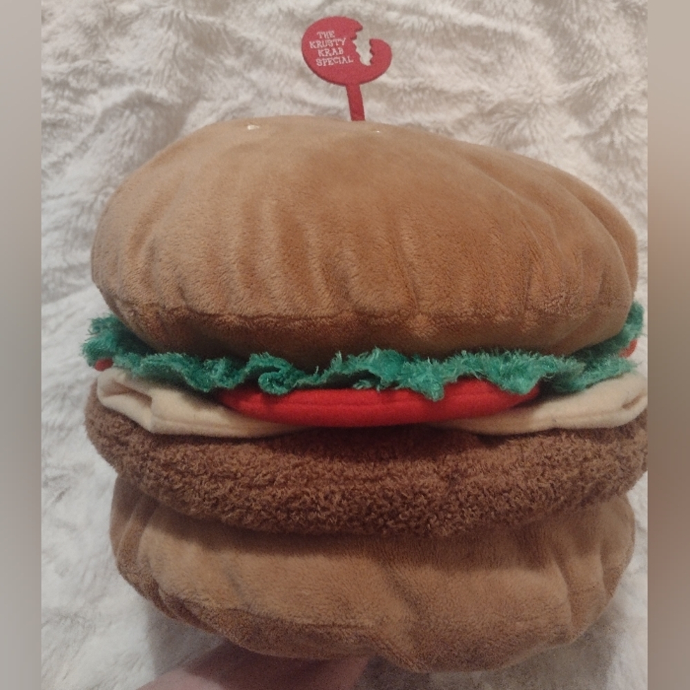 Spongebob Squarepants Krabby Patty Plush Universal Studios Krusty Krab Special